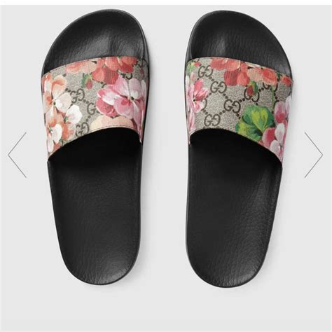 gucci painted slides|affordable Gucci slides.